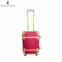 Factory Direct Sales Vintage Luggage Travel Trolley Bag