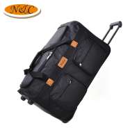 Quality products factory price luggage pocket rolling duffel bag,large capacity wheeled duffelbag travel duffel bag