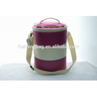 600D new fashion round Cooler Bag